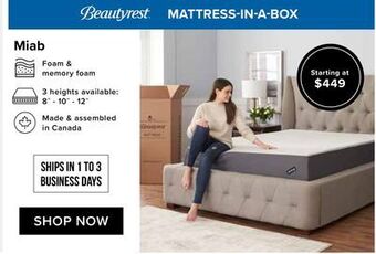 Linen Chest Mattress-in-a-box offer