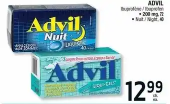 Jean Coutu Advil Ibuprofen 200mg Night offer
