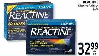 Jean Coutu Reactine Allergies offer