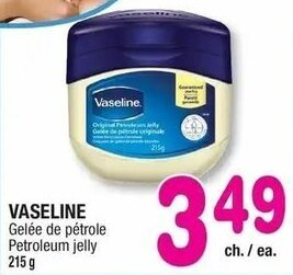 Jean Coutu Vaseline Petroleum Jelly 215g offer