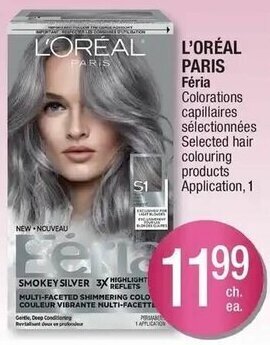 Jean Coutu L'oreal Paris Selected hair colouring products Application, 1 offer