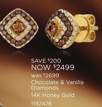Chocolate & vanilla diamonds