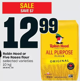 Zehrs Markets Robin hood or five roses flour offer