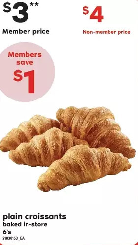 Loblaws Plain croissants offer