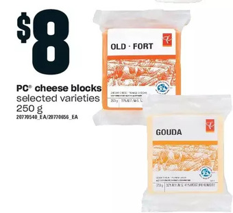 Independent Grocer Pc cheese blocks offer