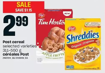 Independent Grocer Post cereal offer