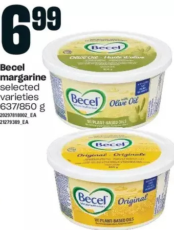 Independent Grocer Becel margarine offer