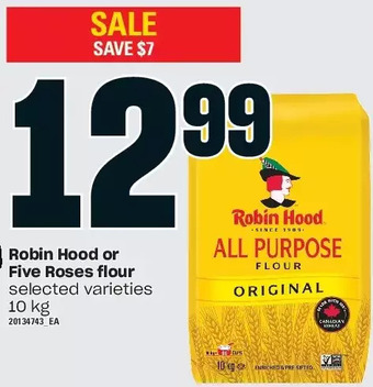 Loblaws Robin hood or five roses flour offer