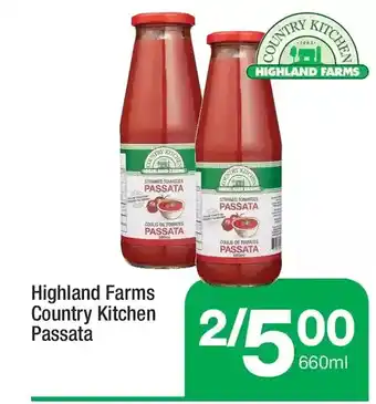 Highland Farms Highland farms country kitchen passata offer