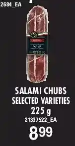 Loblaws Salami chubs selected varieties offer