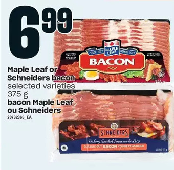 Valu-mart Maple leaf or schneiders bacon offer