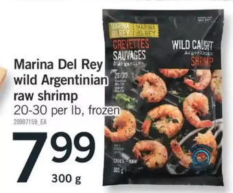 Fortinos Marina del rey wild argentinian raw shrimp offer