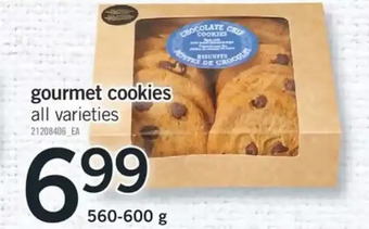 Fortinos Gourmet cookies offer