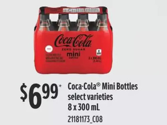 Fortinos Coca-cola mini bottles offer