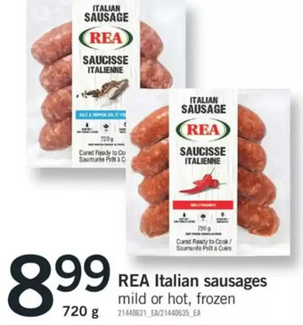 Fortinos Rea italian sausages offer