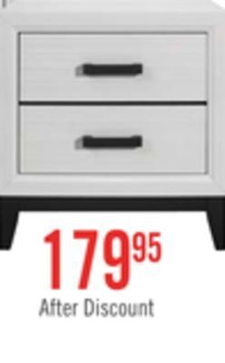 The Brick Kate nightstand - white offer