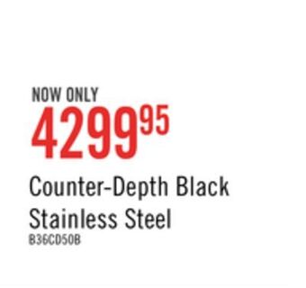 The Brick Bosch 21.6 cu. ft. counter-depth french-door refrigerator - b36cd50snb offer