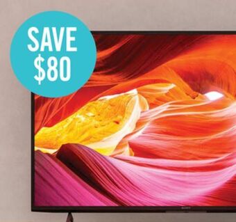 The Brick Sony bravia 65" x75k 4k hdr smart tv - 2y4369 offer