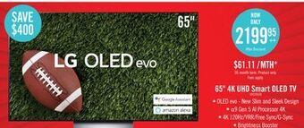 The Brick Lg 65" c2 series oled 4k uhd smart webos tv - oled65c2pua.acc offer