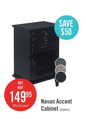 The Brick Navan accent cabinet – espresso offer