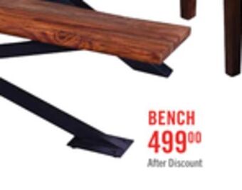 The Brick Shilo dining bench - natural offer