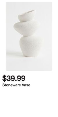 H&M Stoneware vase offer