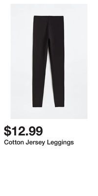 H&M Cotton jersey leggings offer