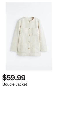 H&M Bouclé jacket offer