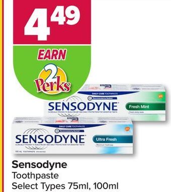 PharmaChoice Sensodyne toothpaste offer