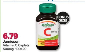 PharmaChoice Jamieson vitamin c caplets offer