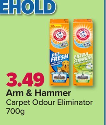 PharmaChoice Arm & hammer carpet odour eliminator offer