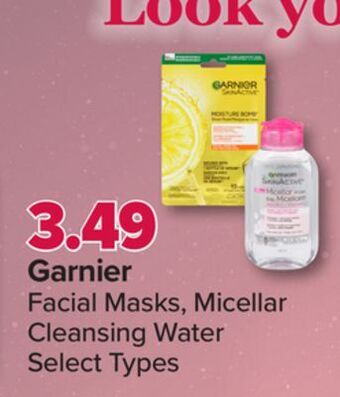 PharmaChoice Garnier facial masks, micellar cleansing water offer
