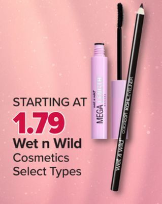 PharmaChoice Wet n wild cosmetics offer