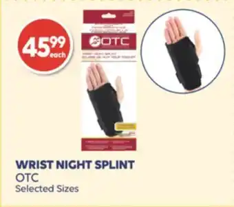 Shoppers Drug Mart Wrist night splint otc offer