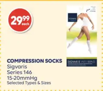 Shoppers Drug Mart Compression socks series 146 15-20mmhg offer