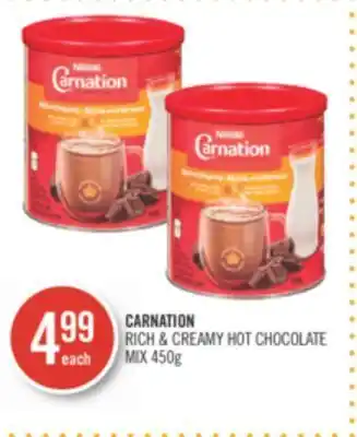 Shoppers Drug Mart Carnation rich & creamy hot chocolate mix offer