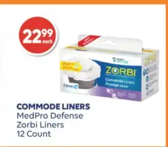Shoppers Drug Mart Commode liners medpro defense zorbi liners offer