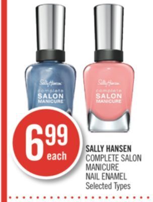 Shoppers Drug Mart Sally hansen complete salon manicure nail enamel offer