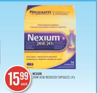 Shoppers Drug Mart Nexium 24hr acid reducer capsules offer