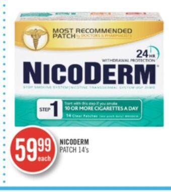 Shoppers Drug Mart Nicoderm patch offer