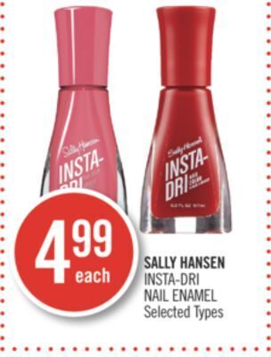 Shoppers Drug Mart Sally hansen insta-dri nail enamel offer