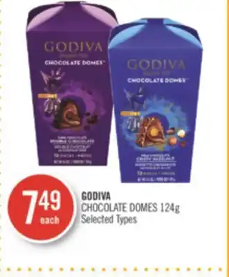 Shoppers Drug Mart Godiva chocolate domes offer