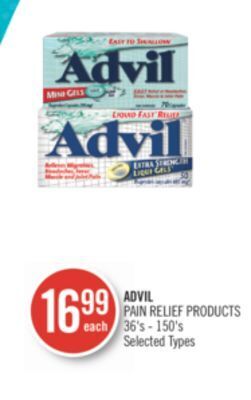 Shoppers Drug Mart Advil pain relief products offer
