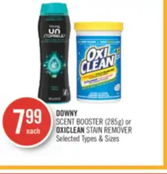 Shoppers Drug Mart Downy scent booster (285g) or oxiclean stain remover offer