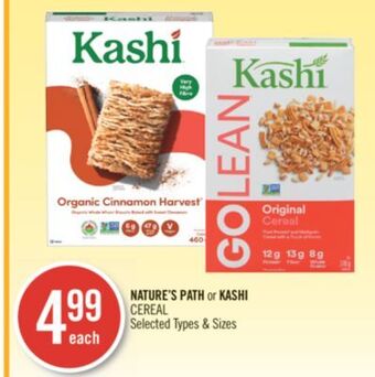 Shoppers Drug Mart Nature's path or kashi cereal offer