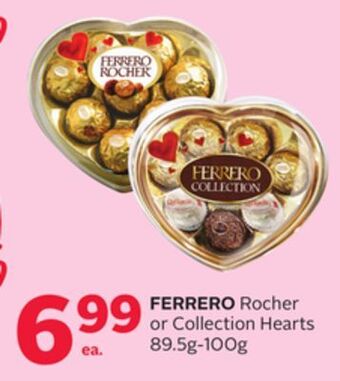 Rexall Ferrero rocher or collection hearts offer