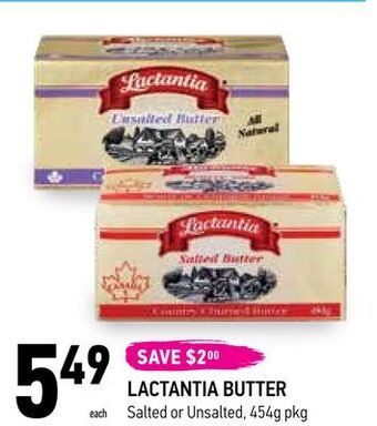 Coppa's Fresh Market Lactantia butter offer