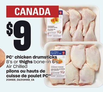Independent City Market Pc® chicken drumsticks 8's or thighs, 6's offer