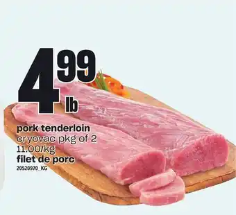 Independent City Market Pork tenderloin, pkg of 2 offer