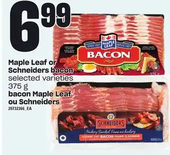 Independent City Market Maple leaf or maple leaf bacon, 375 g offer